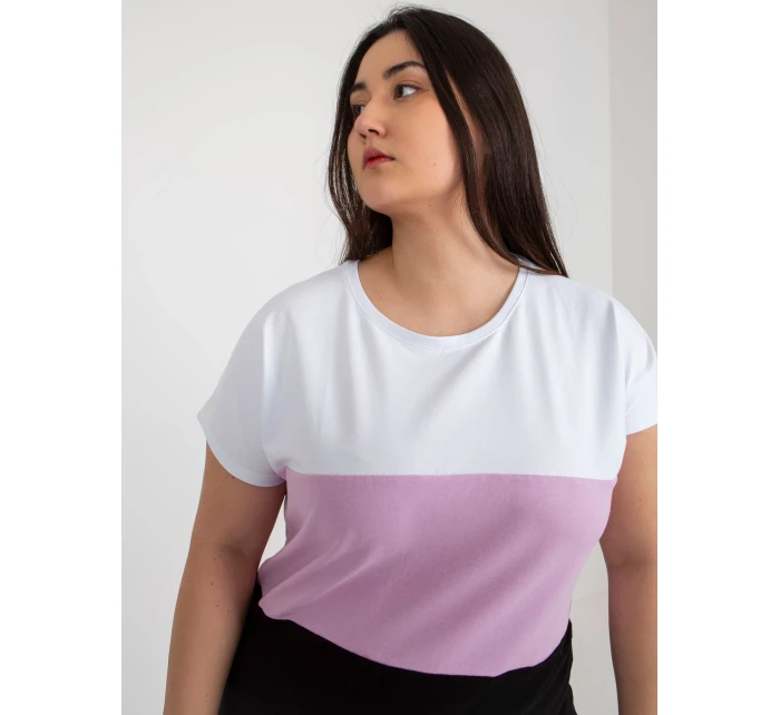 Bluzka RV BZ model 18617610 jasny fioletowy - FPrice Bluzka RV BZ model 18617610 jasny fioletowy - FPrice