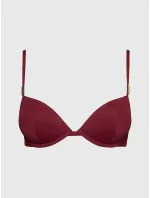 Dámská plavková podprsenka bikini bordó model 18354427 - Calvin Klein Dámská plavková podprsenka bikini bordó model 18354427 - Calvin Klein
