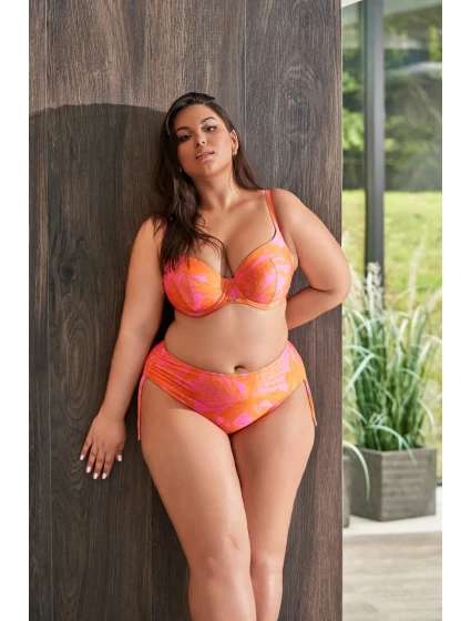 Mäkká plavková podprsenka Ava SK 215 Tangerine Maxi
