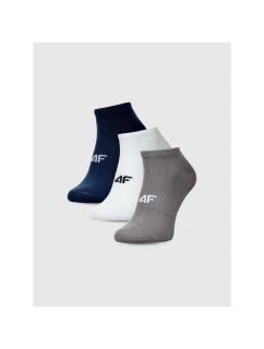 Pánske členkové ponožky (SET 3) 4F 4FWMM00USOCM442-95S
