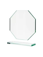 Sklenená trofej s matným podstavcom