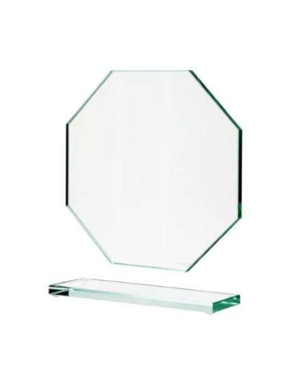 Sklenená trofej s matným podstavcom