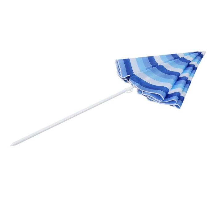 BALKÓNOVÝ PLÁŽOVÝ SLNEČNÍK 180CM MODRÁ LÍNIA 1048819