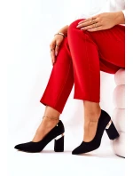 Semišové lodičky Lewski model 21571469 Černé - Boto