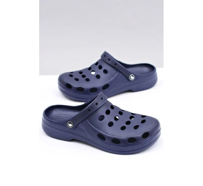 Męskie Klapki Sandały Do Ogrodu Basen Granatowe Męskie Klapki Sandały Do Ogrodu Basen Granatowe