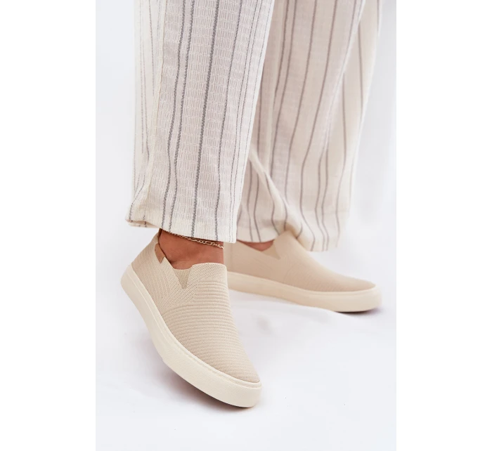 Dámské Tenisky SlipOn Big Star model 21695261 Béžové - Big Star Shoes