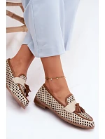 Kožené Ažurové Mokasíny Dámské model 22133515 - Maciejka