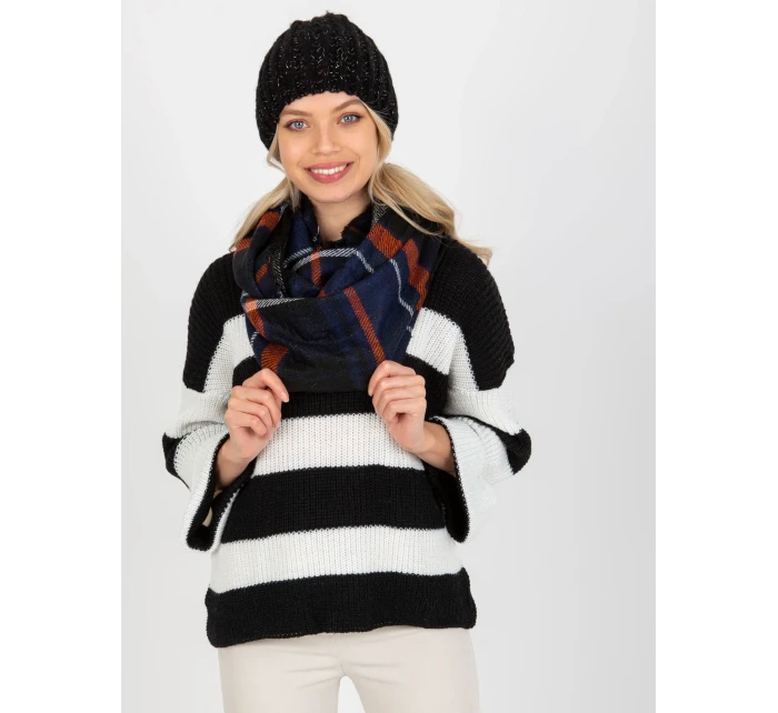 Tunelová šála AT KM model 17772708 tmavě modrá - FPrice Tunelová šála AT KM model 17772708 tmavě modrá - FPrice