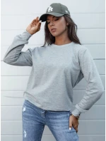 Dámská mikina světle šedá Dstreet model 21978532 - FashionStreet