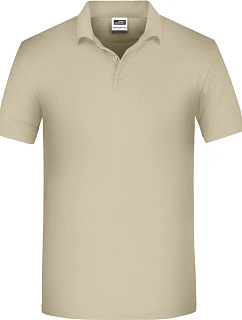 Daiber JN 874 Pánske pracovné polo z bio piqué 02.0874 stone