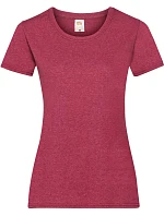 LadyFit Valueweight T Dámské tričko model 22443713 vintage heather red - Fruit of the Loom