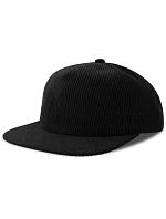 Atlantis Headwear Severny 5-panelová manšestrová čiapka s výložkou 33.0307 čierna