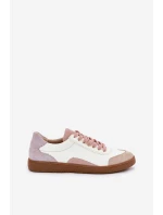 Dámské Kožené Tenisky model 21693337 Bílé - Zazoo