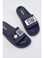 Damskie Klapki Big Star DD274A265 Granatowo-Białe Damskie Klapki Big Star DD274A265 Granatowo-Białe
