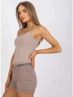 Šortky model 17273032 světle hnědé - FPrice