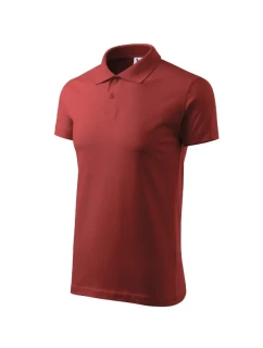 Single J. polokošeľa pánska bordová