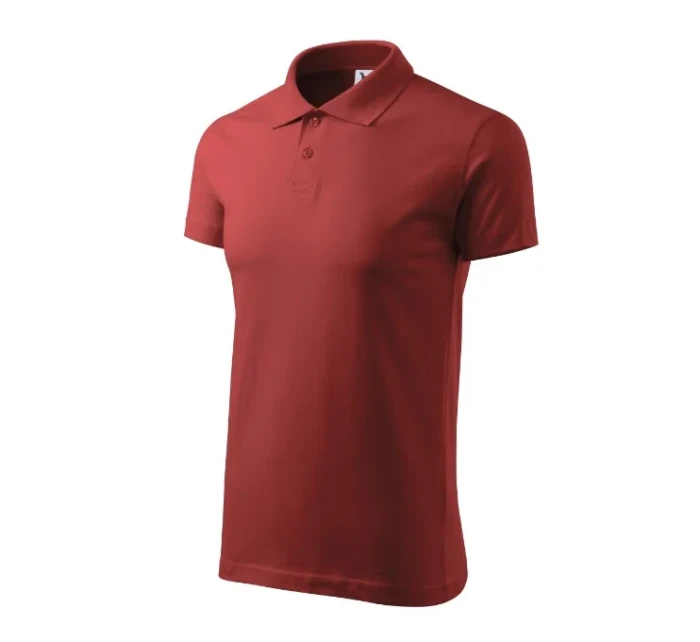 Single J. polokošeľa pánska bordová