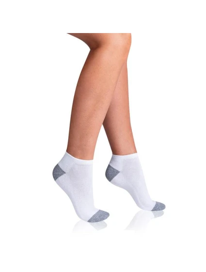 Dámske športové členkové ponožky 3 páry SPORT WOMEN IN-SHOE 3x - BELLINDA - biele