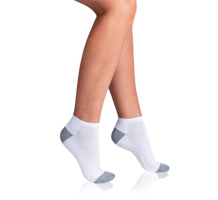 Dámske športové členkové ponožky 3 páry SPORT WOMEN IN-SHOE 3x - BELLINDA - biele