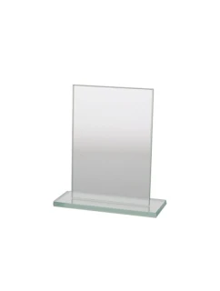 Sklenená trofej s matným podstavcom