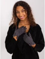 Rękawiczki AT RK model 19381515 ciemny szary - FPrice Rękawiczki AT RK model 19381515 ciemny szary - FPrice