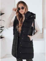 Dámska prešívaná vesta TOLIS čierna FashionStreet TY3297
