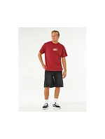 Pánske tričko RIP CURL Medina Inner Vision Spray Tee, červené