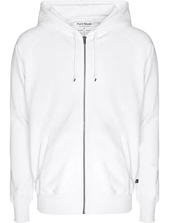 Unisex mikina s kapucí 74. white model 22413142 - Pure Waste