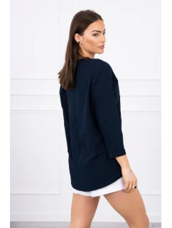 American Girl model 18743838 halenka námořnická modrá S/M L/XL - K-Fashion