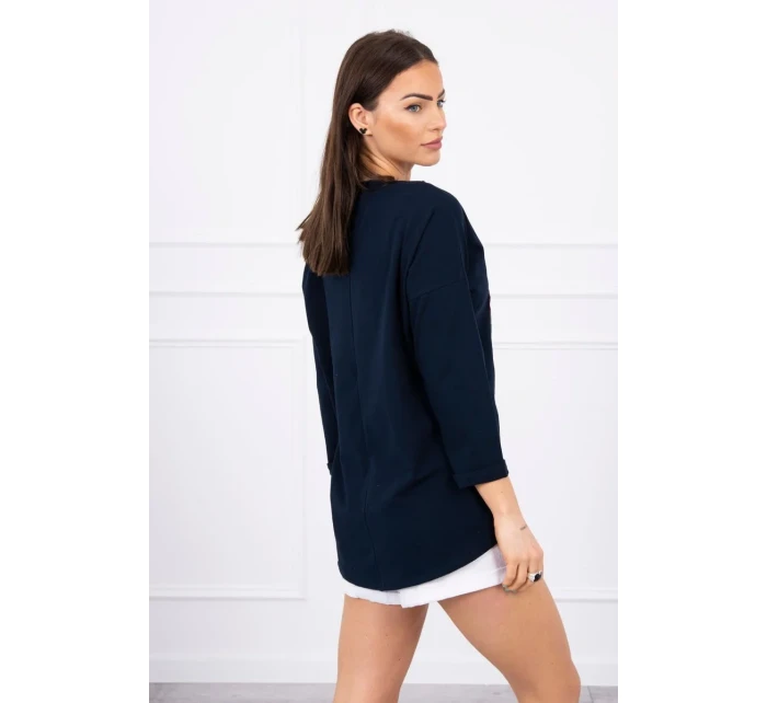 American Girl model 18743838 halenka námořnická modrá S/M L/XL - K-Fashion American Girl model 18743838 halenka námořnická modrá S/M L/XL - K-Fashion