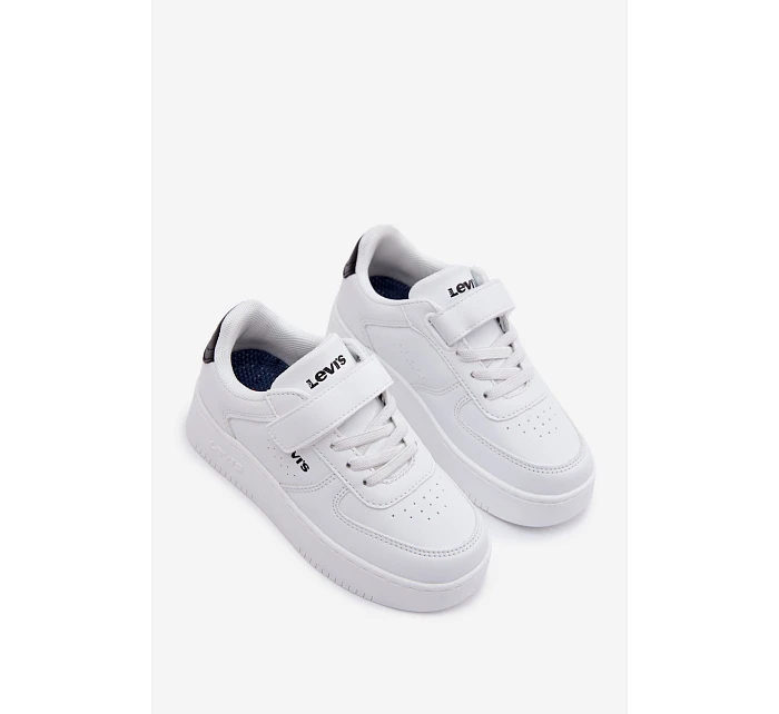 Dětské tenisky na suchý zip LEVI'S NEW UNION BOLD Bílé