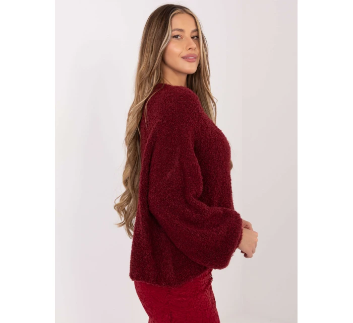 Sweter CH SW model 21782335 bordowy - FPrice