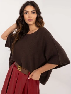 Sweter IT SW model 21877691 ciemny brązowy - FPrice