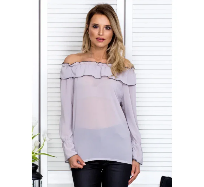 Blúzka MI BZ 17322.17 sivá