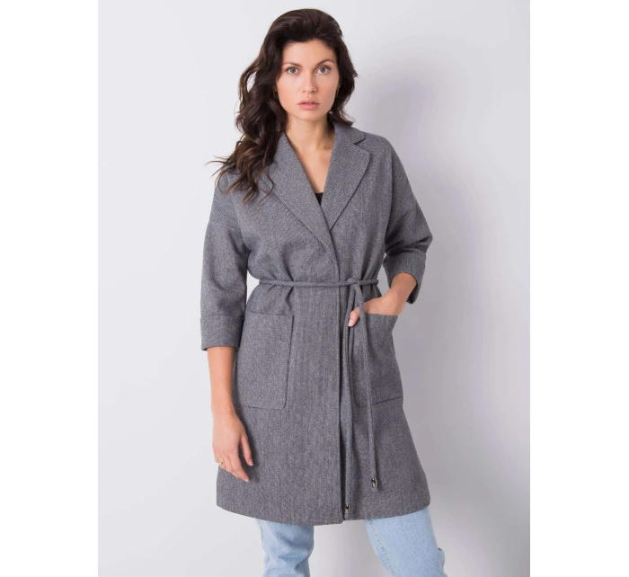 Płaszcz PL ciemny szary model 18505979 - FPrice