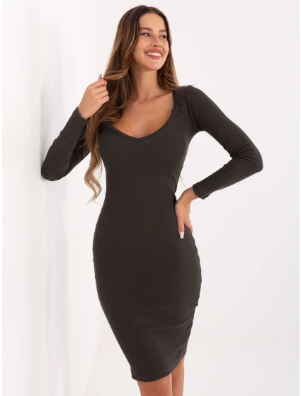 Šaty RV SK 7436.53 tmavá khaki Šaty RV SK 7436.53 tmavá khaki