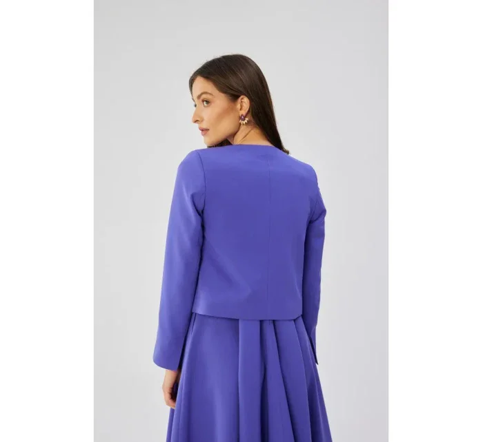 model 19647523 Blejzr s otevřenou přední částí fialový - STYLOVE