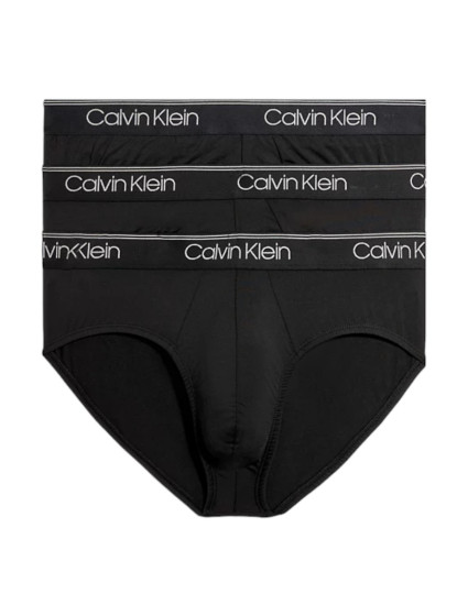 Calvin Klein Spodné nohavičky 3Pack 000NB2568AUB1 Black