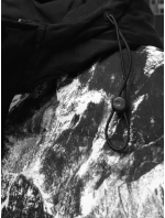 Pánska zimná bunda s kapucňou čierna FashionStreet TX5132