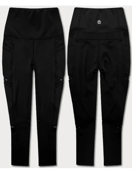 Černé sportovní 3/4 legíny model 18433370 - Therapy