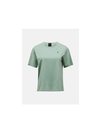 Dámske tričko PEAK PERFORMANCE W Trail Shortsleeve, zelené Dámske tričko PEAK PERFORMANCE W Trail Shortsleeve, zelené
