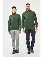 905 Pracovní fleecová mikina s 1/4 zipem model 22514431 forest green - WK 905 Pracovní fleecová mikina s 1/4 zipem model 22514431 forest green - WK