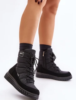 Śniegowce Damskie Progress PROGJ-24-157 Czarne