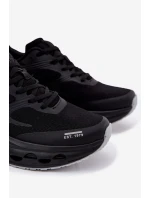 Buty Sportowe Męskie Na Platformie Big Star RR174022 Hi-Poly System Czarne