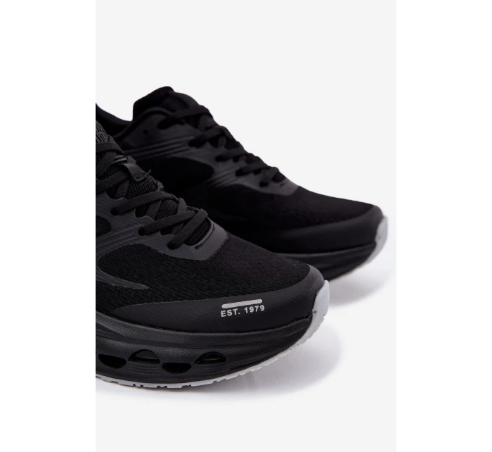 Buty Sportowe Męskie Na Platformie Big Star RR174022 Hi-Poly System Czarne