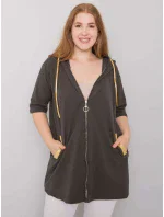 Mikina RV BL 6863.59P tmavá khaki