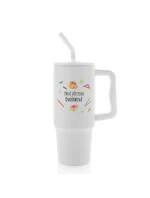 Personalizovaná termoska s barevným víčkem pro paní učitelku/pana učitele (pomůcky)