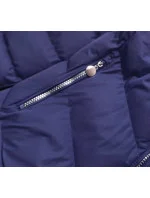 KRÓTKA ZIMOWA KURTKA DAMSKA GRANATOWA model 21244528 - J.STYLE KRÓTKA ZIMOWA KURTKA DAMSKA GRANATOWA model 21244528 - J.STYLE