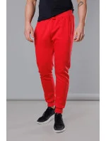 Červené pánske teplákové nohavice (68XW01-18)