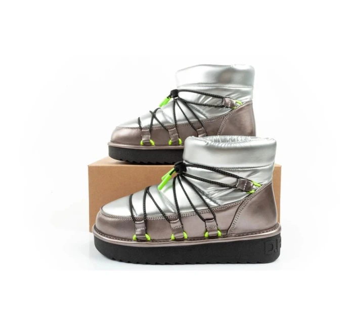 snow boots winter  boots silver dámské model 21395276 - D.Franklin